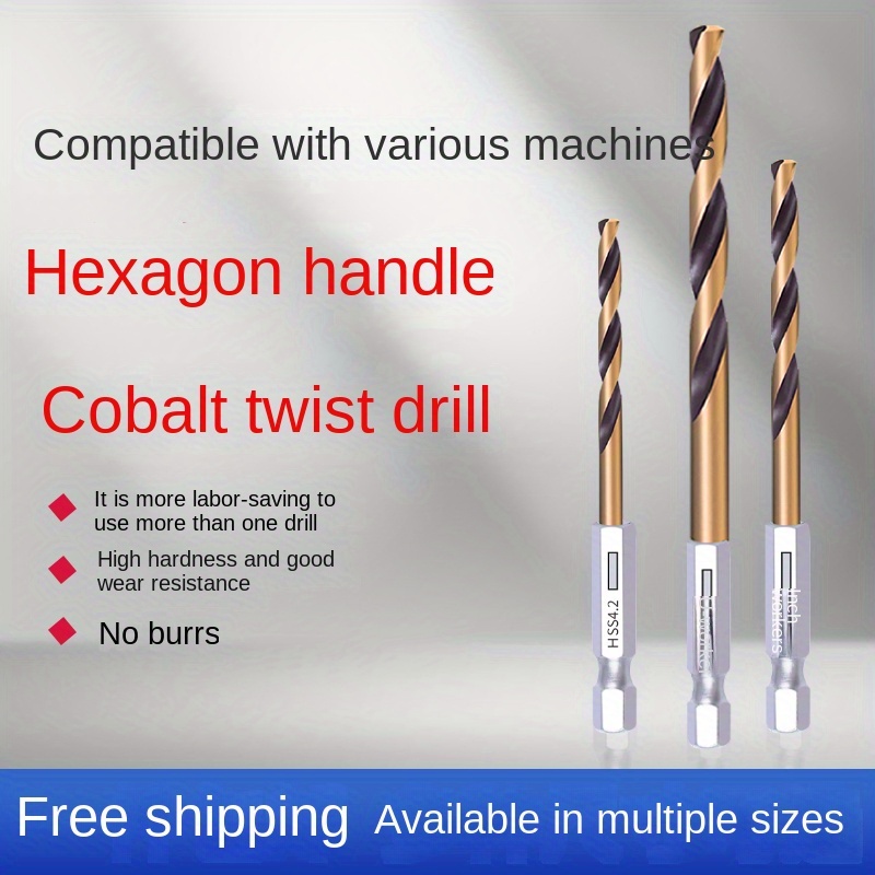 Hexagonal Handle Drill Bit Pistol Drill Bit Wind Approval Temu