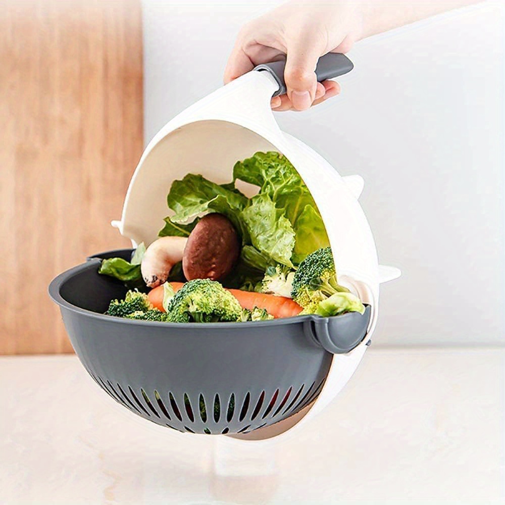 Multifunction Vegetable Cutter Basket Portable Slicer Chopper