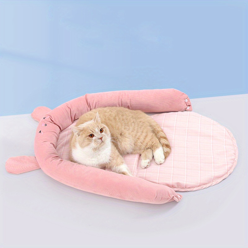 Cama perro pequeño rosa hot sale