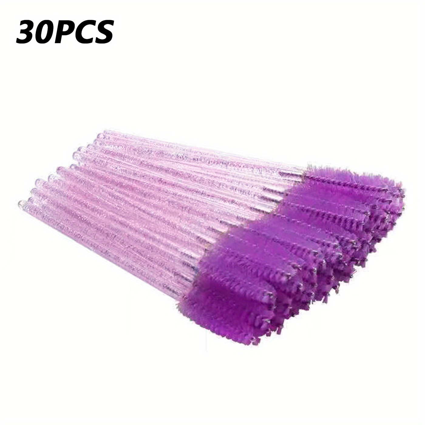100 Stück Einweg-Wimpernpinsel – Für Mascara, Augenbrauen & Wimpernverlängerungen, 5 Farben, Aus Kunststoff & Baumwolle