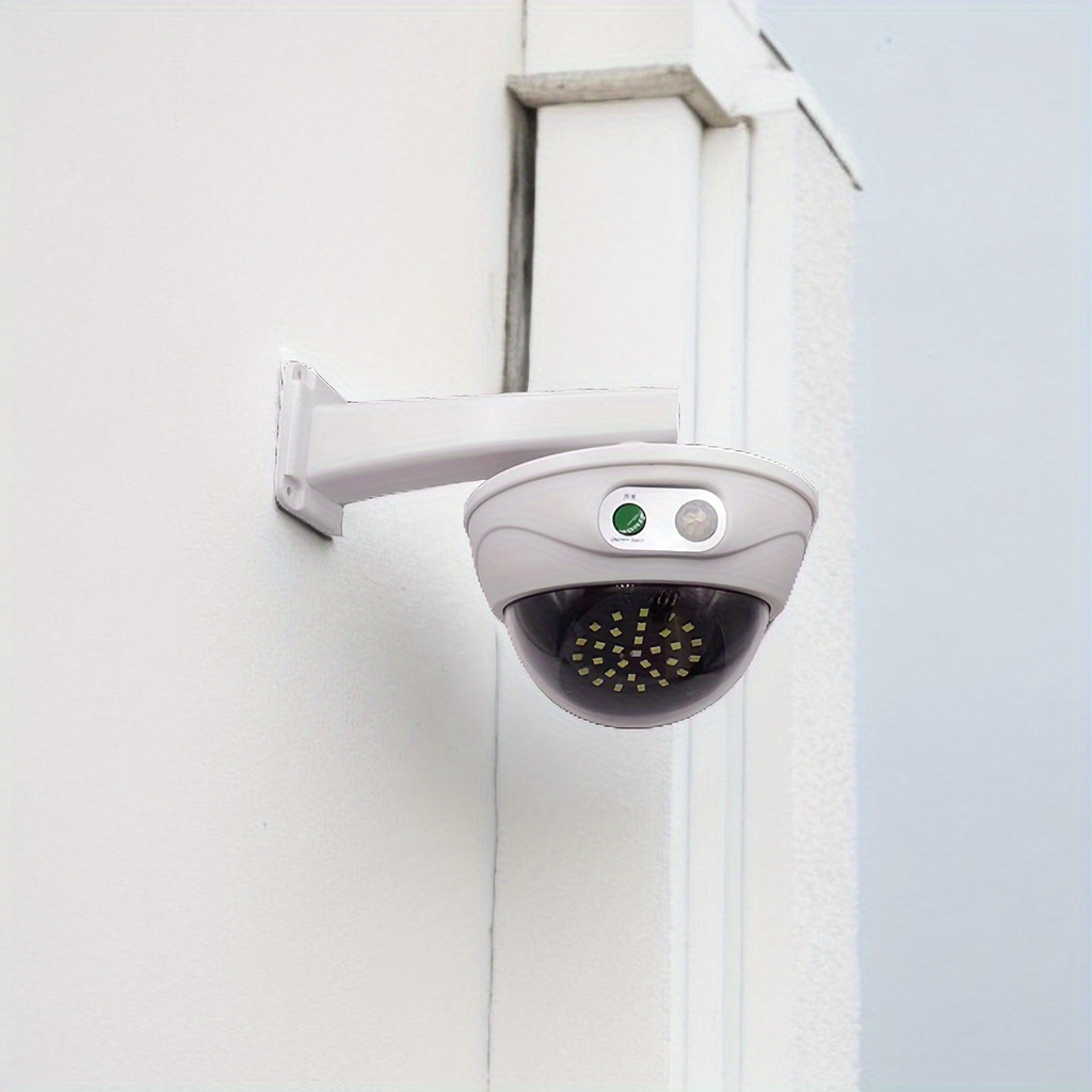 Solar Dummy Security Camera Motion Sensor Outdoor Lights Temu
