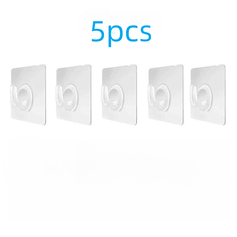 SOCHEP Transparent Self-Adhesive Hooks, Removable Large Size Wall