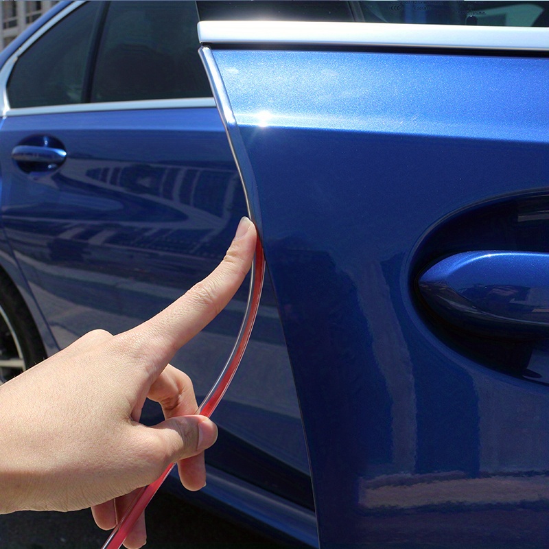 Tiras de goma para proteger bordes de la puerta del coche, molduras  adhesivas para puertas, protector de arañazos para vehículo, 5 o 10 metros