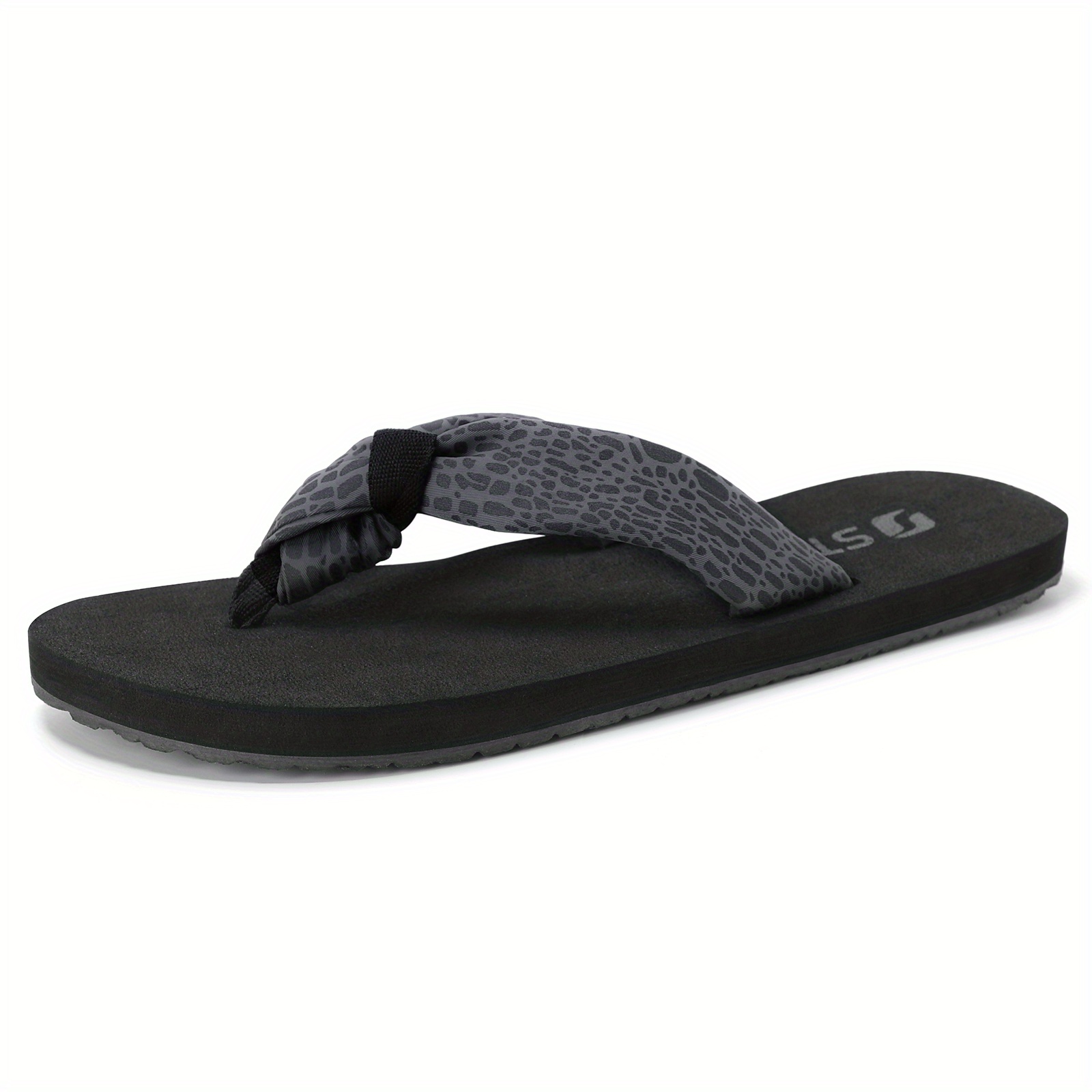 STQ Women's Flip-flop Non Slip Comfortable Yoga-Mat Thong Sandals