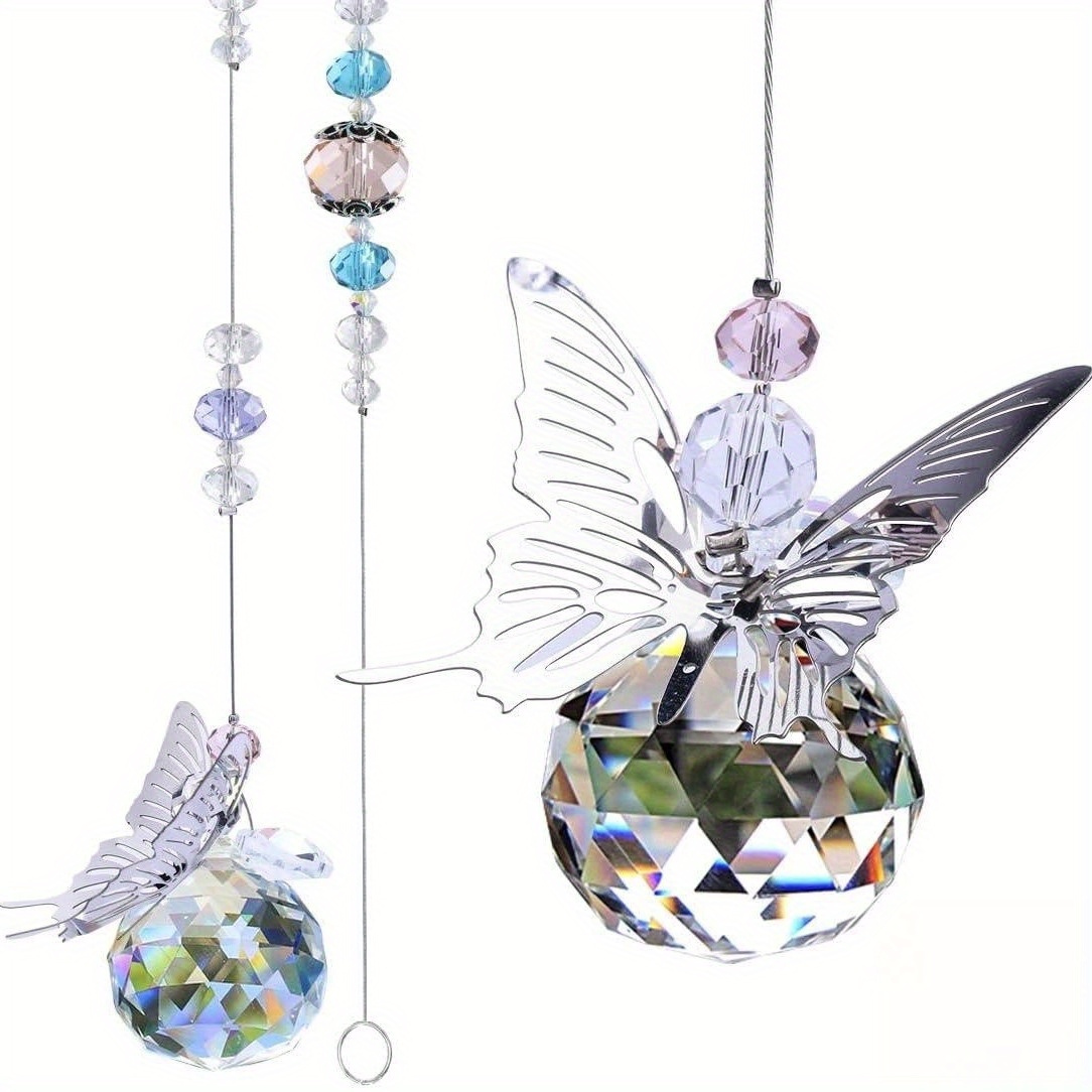 Image of 1pc 30mm Handmade Crystal Ball Prism Hanging Home Decor For Home Window Chandelier Lamp Prisms Indoor Outdoor Decoration