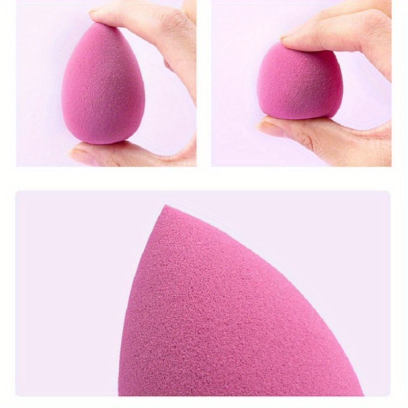 TEMU Makeup Sponge Duo - Oil-free, Hydrophilic Polyurethane Beauty Blenders For Application & Powder Use