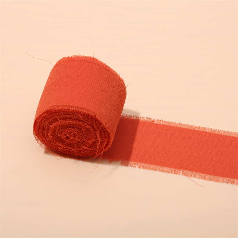 Silky frayed chiffon ribbon – Arcadia Designs