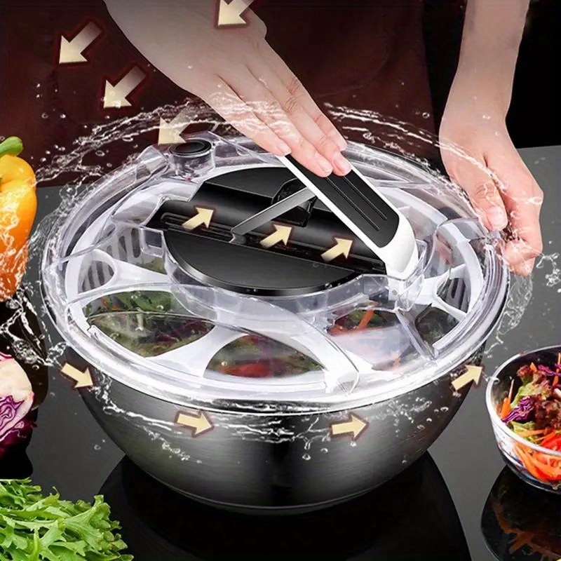 Electric Salad Spinner Vegetable Dryer Drainer Strainer - China Vegetable  Washer and Kitchen Gadget price