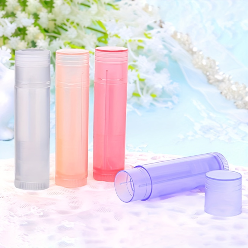 Tubes de 5ML pour Gloss à lèvres, Tube vide en plastique, blanc et noir,  pour Gloss à lèvres, contenant d'emballage cosmétique, à faire soi-même