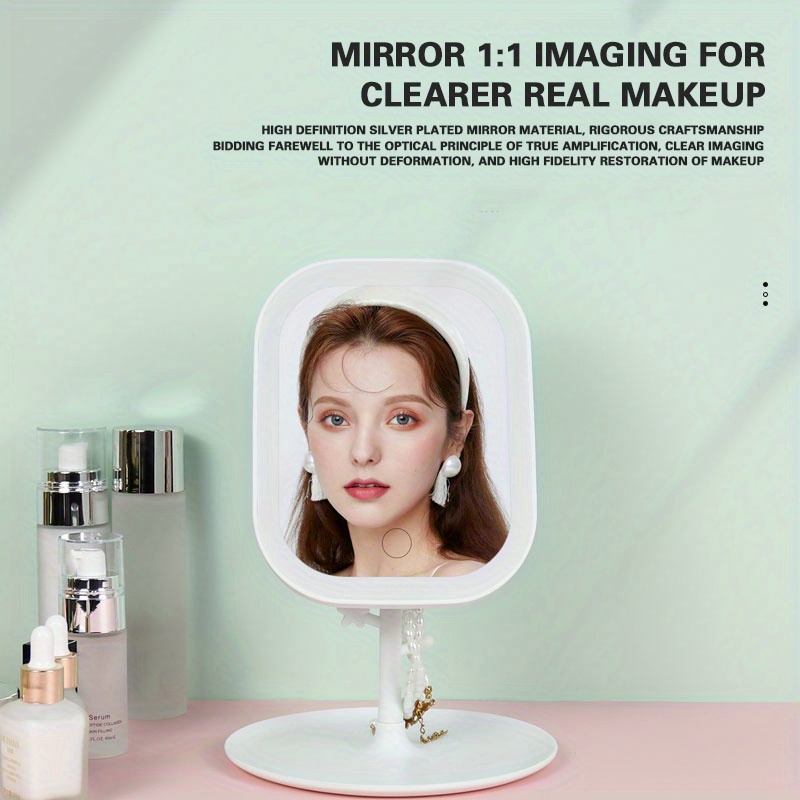 Lighted Make Mirror Led Touch Control Vanity Mirror Temu
