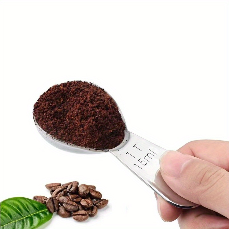 1/2pcs Cucchiaio Dosatore In Acciaio Inossidabile Per Caffè, Latte In  Polvere, Condimento Per Tè, Cucchiaio Dosatore Multifunzione, Per Cucina