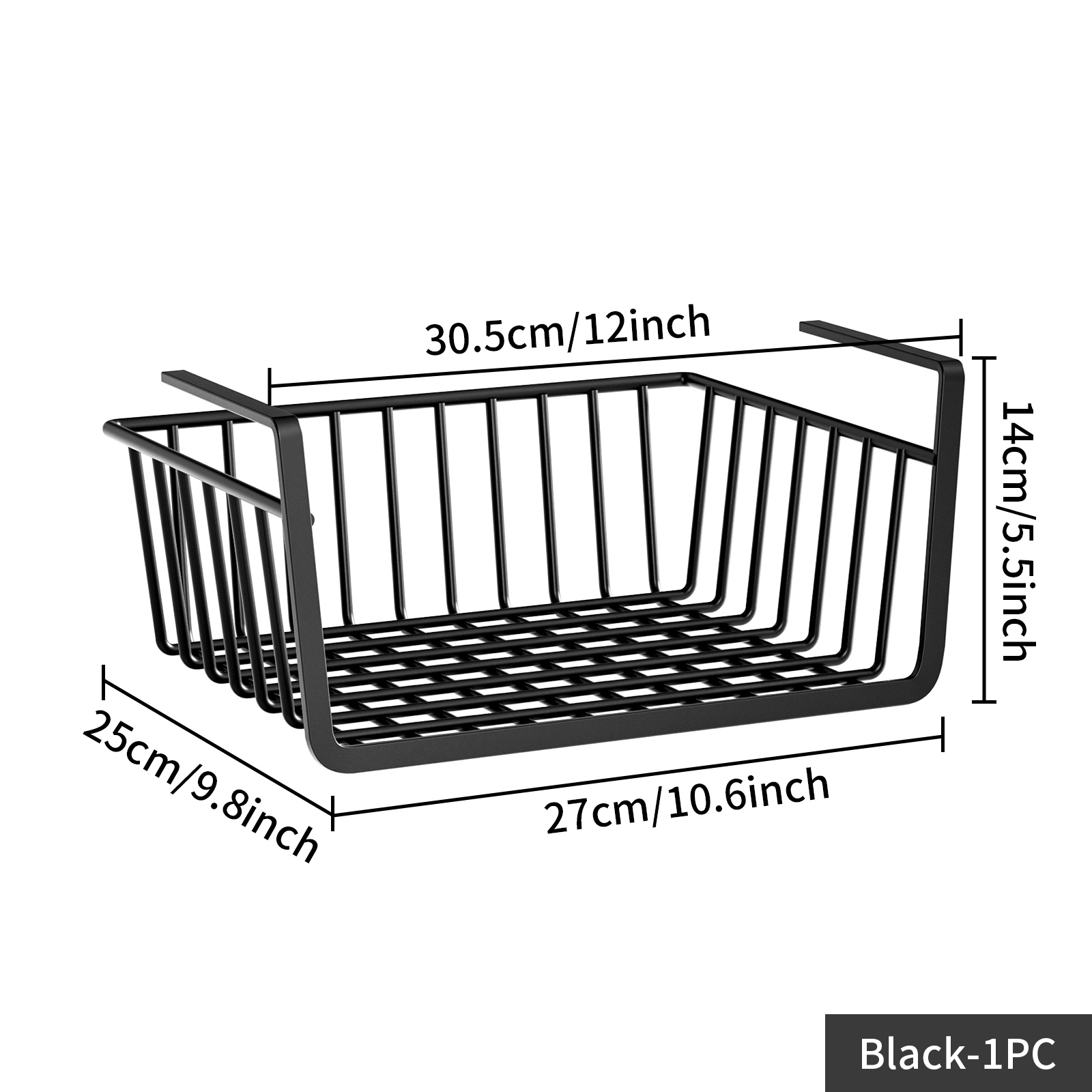 Black Under Shelf Basket