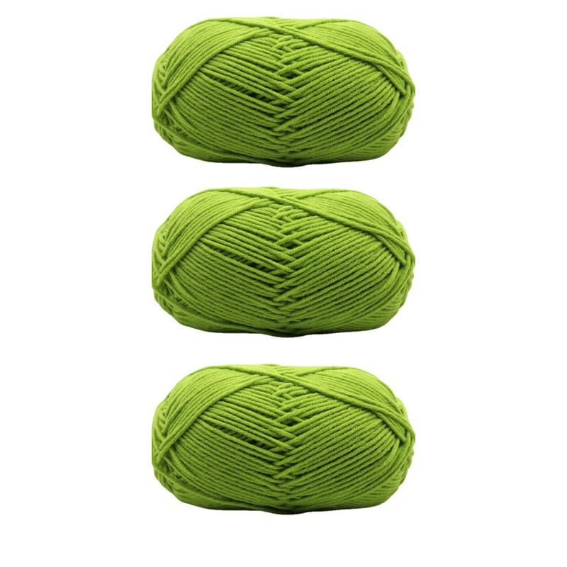 Yarn Knitting Crochet Wool Cotton Acrylic Crocheting Sweater Hand Woolen  Diy Thread Weaving Colored Soft Line Woven Hat