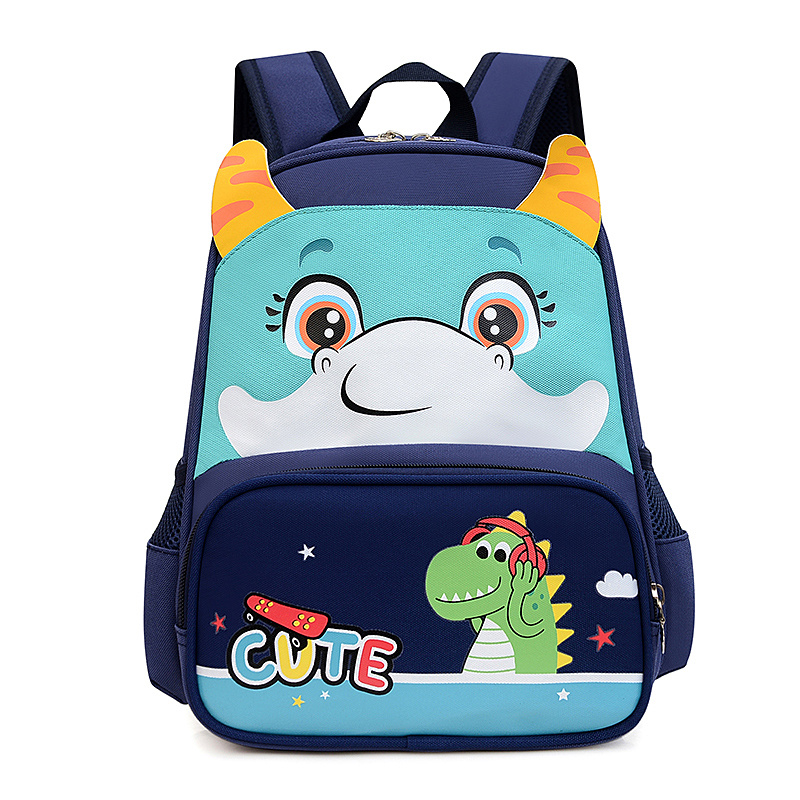 Kids Cartoon Rabbit Print Backpack Lightweight Large Capacity