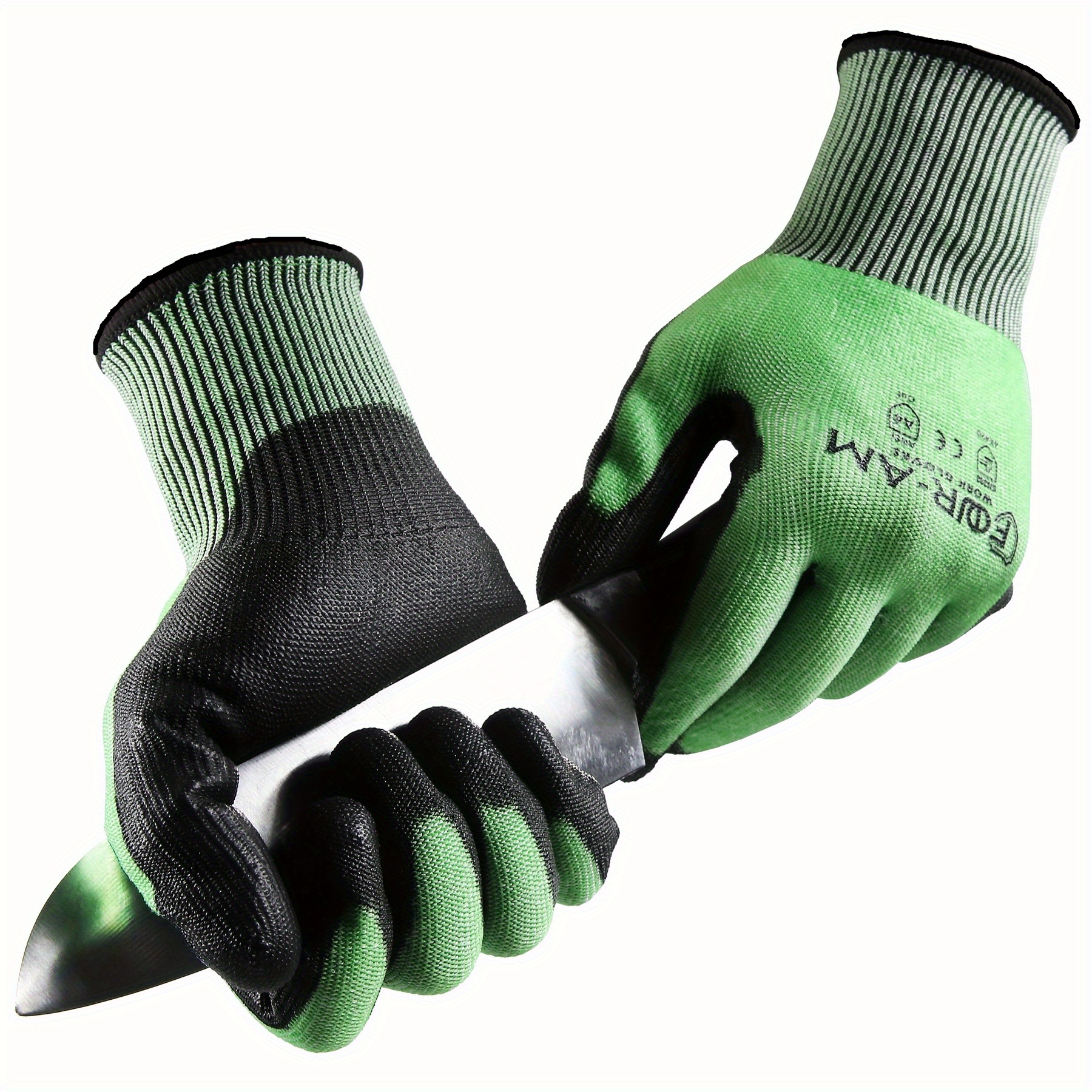 1 Pair, 5 Level Cut Resistant Gloves, Durable Cut Proof Work