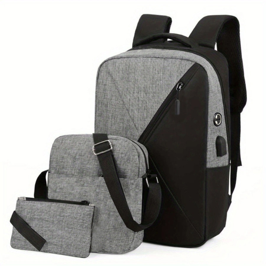 Men's Outdoor Sports Travel Backpack Set
