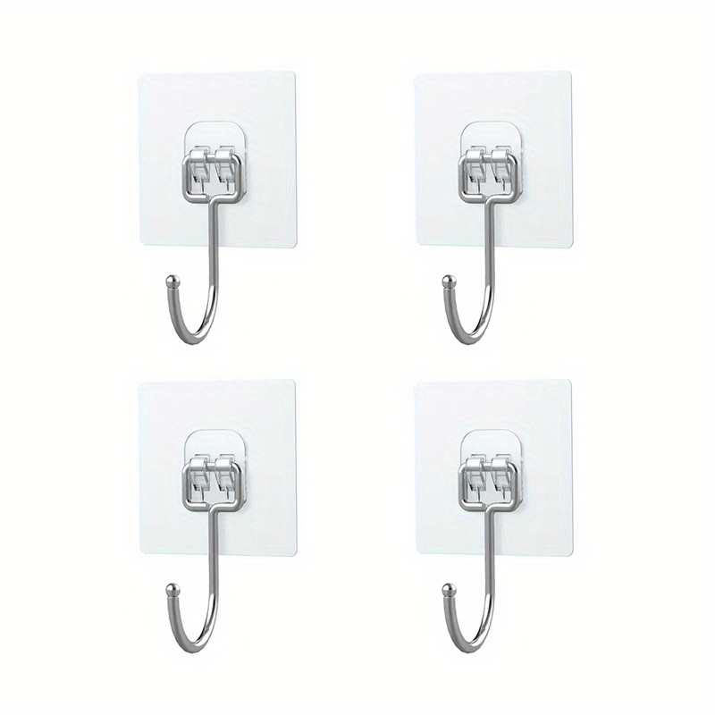 4 8pcs Multipurpose Wall Large Hooks Wall Mounted Hanger Heavy