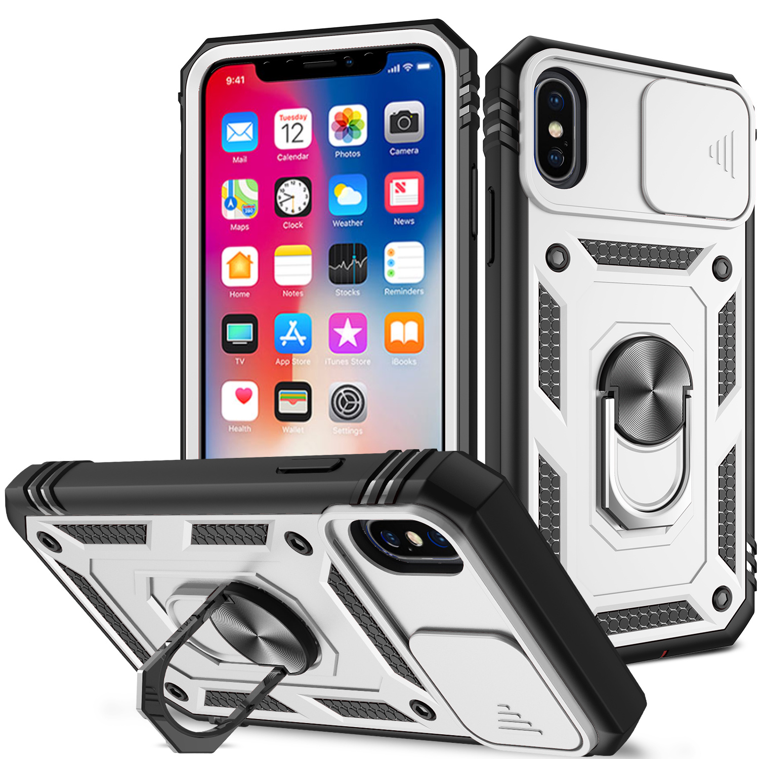 Funda protectora de cámara para iPhone XR Funda de lente