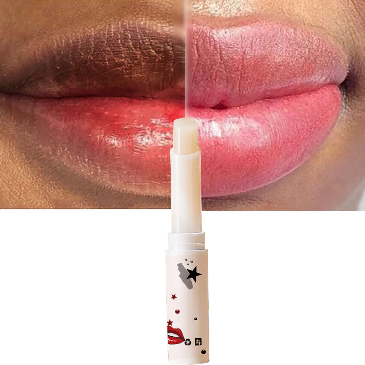 Lip Balm Dark Lips Dry Cracked Lips Effectively Exfoliate Temu