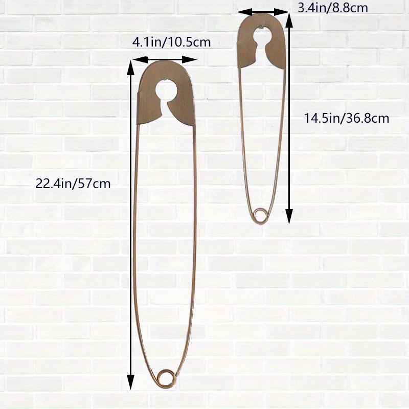 Large safety best sale pins for wall