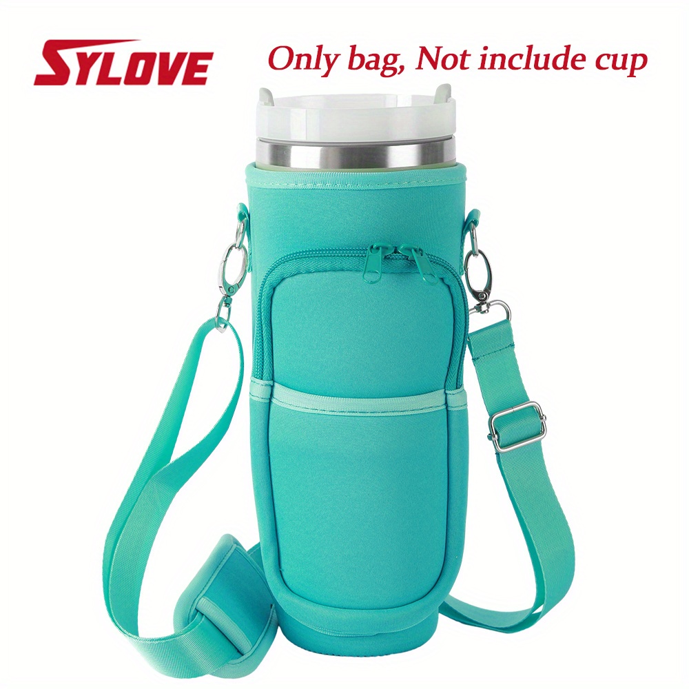 Sylove Water Bottle Protective Cover With Adjustable Shoulder Strap,  Portable Water Bottle Sleeve - Temu