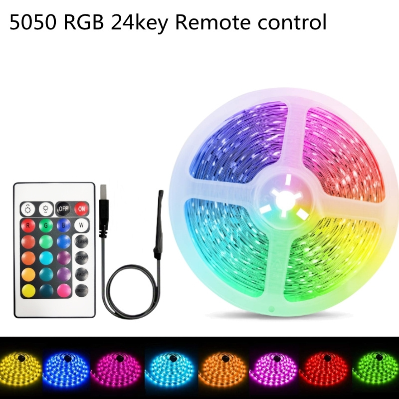Led Light Strip Rgb 5050 Smart App Infrared 24 Keys - Temu United