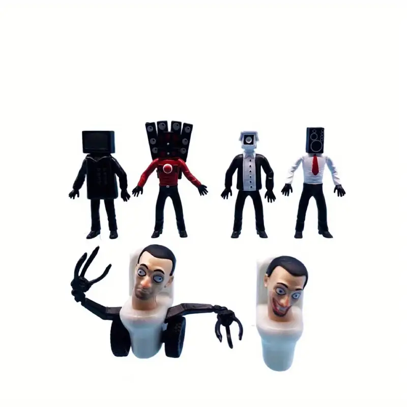 6pcs Anime Five Nights At Freddy's Action Figures Toys 