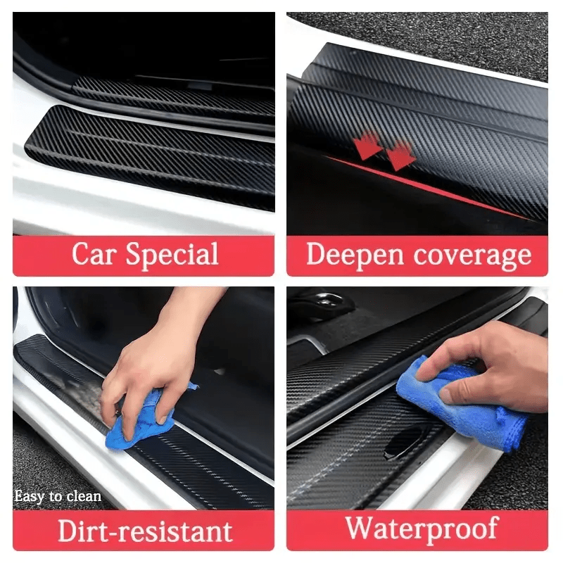 Ranger Carbon Fiber Texture Automobile Threshold Protection - Temu ...