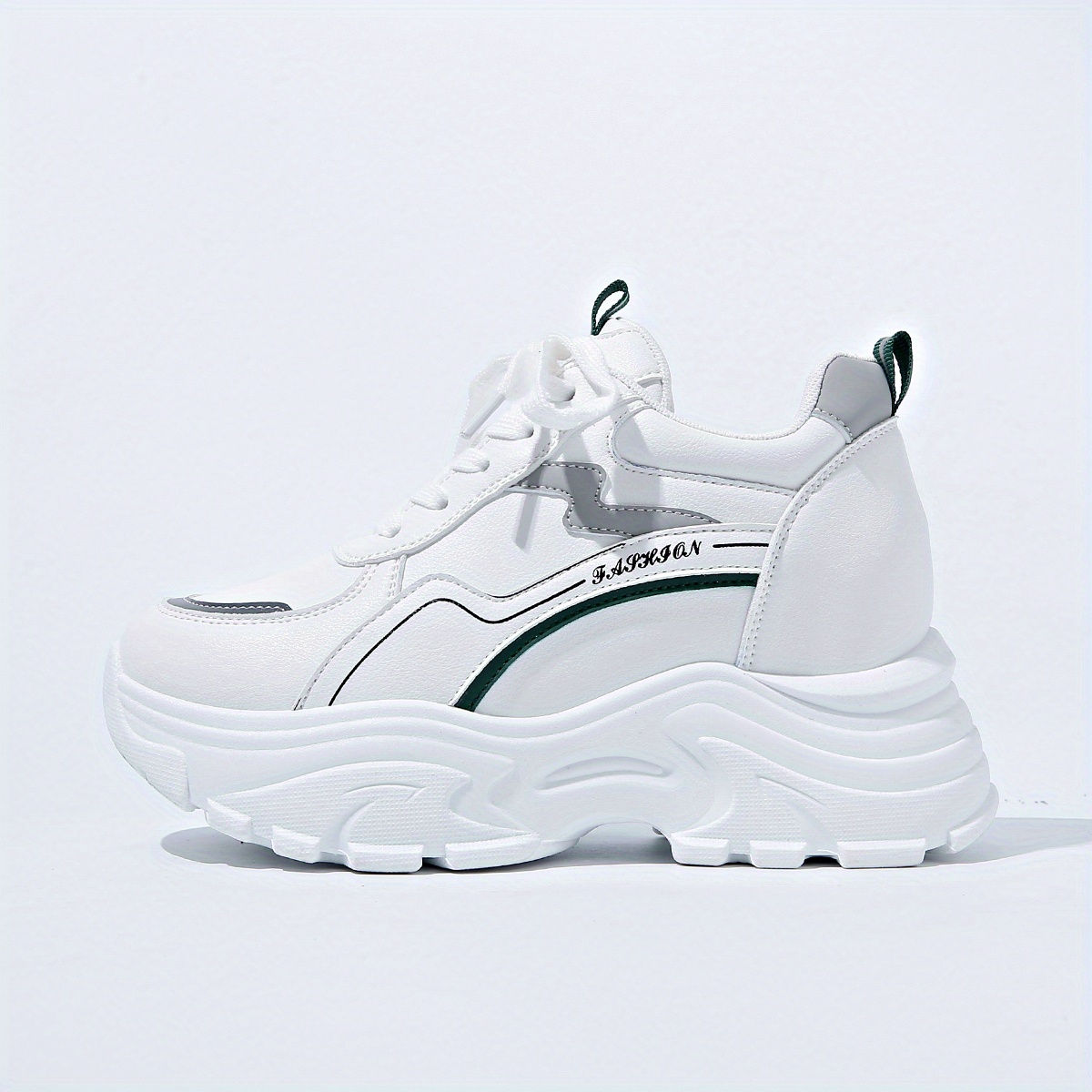 Women's Thick Bottom Sport Shoes Lightweight Non slip Chunky Sneakers