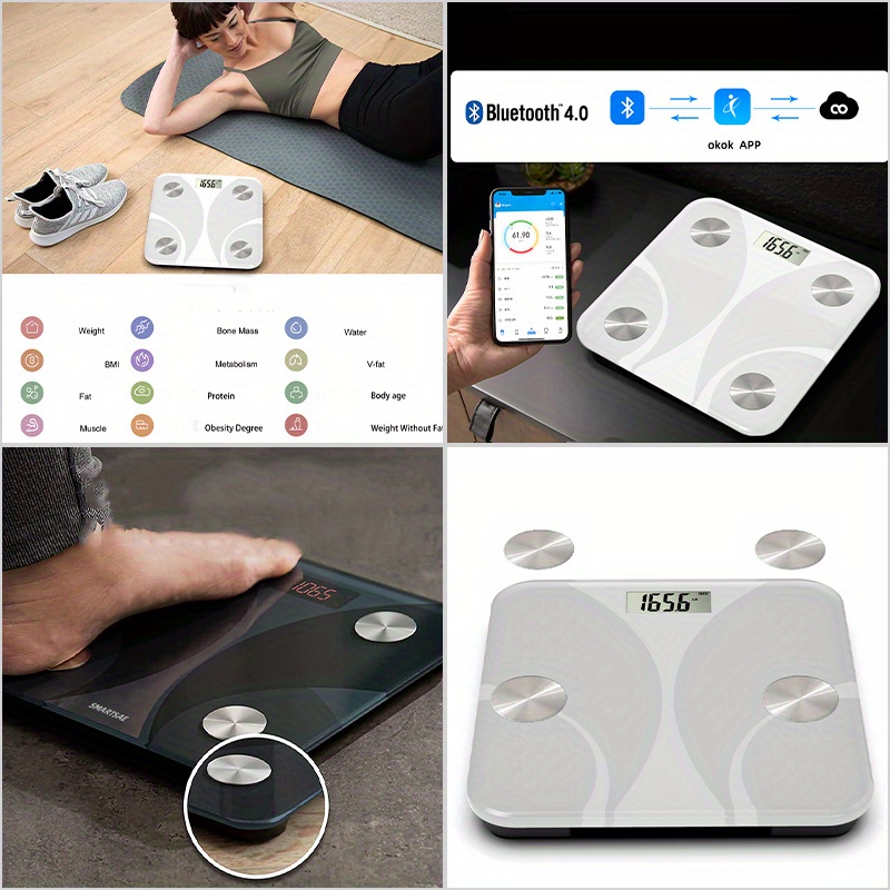 Digital Body Weight Scale with Bluetooth & App Connectivity
