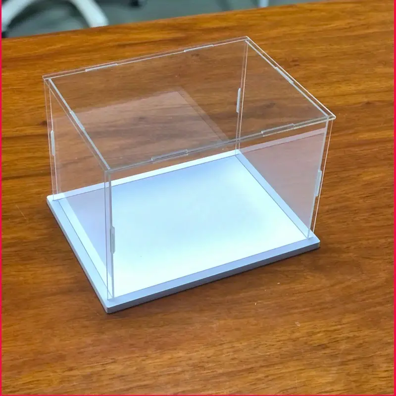 Display Case For Collectibles Assemble Clear Acrylic Box - Temu