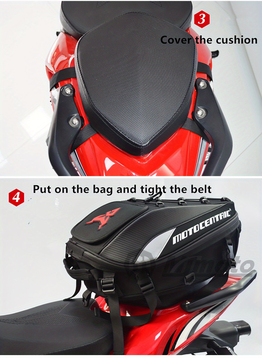 Acheter Sac de moto réfléchissant multifonctionnel, sac de siège