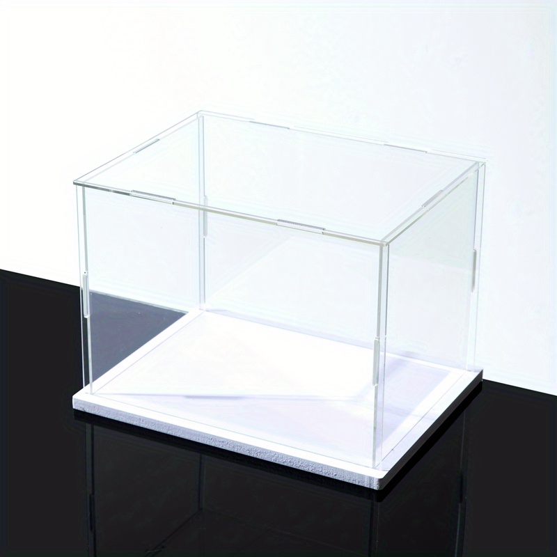 ACRLIE Vitrine pour Collection, Boîte Acrylique Boîte Plexiglas de  Rangement Cube Transparente pour Figurines, Vitrine Comptoir pour Salon,  Présentoir