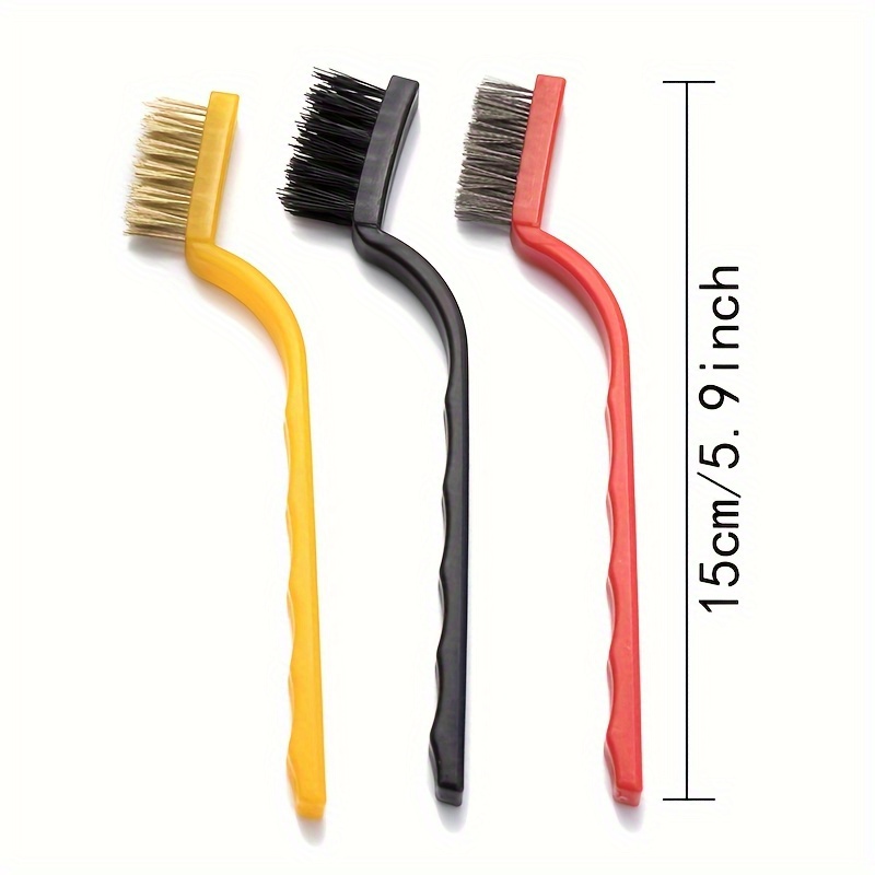 3pcs Stainless Steel Brush, Gas Stove Cleaning Brush, Oil Cleaning Brush