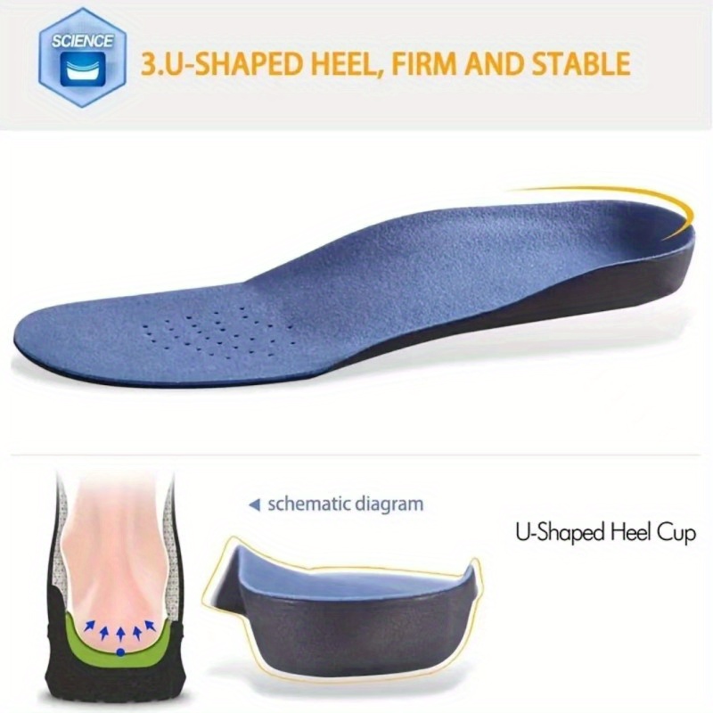 Orthotics Insoles: Foot Soft Pads Arch Support Insole - Temu