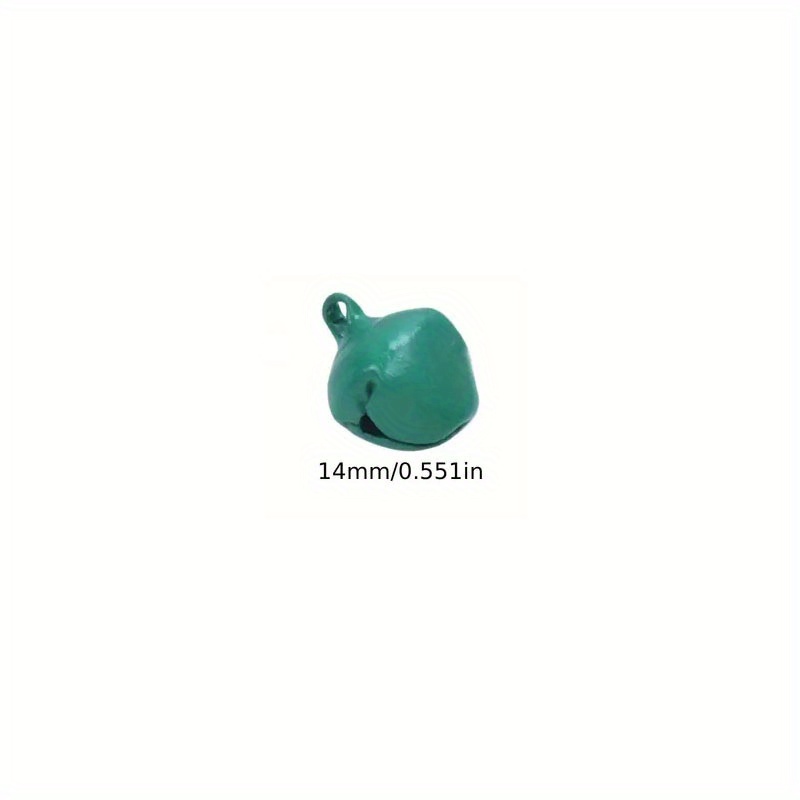 6/8/12/14mm 100pcs Bells, Perfect For Holiday Party Decorations, Christmas Tree Ornaments, Diy Craft Accessories