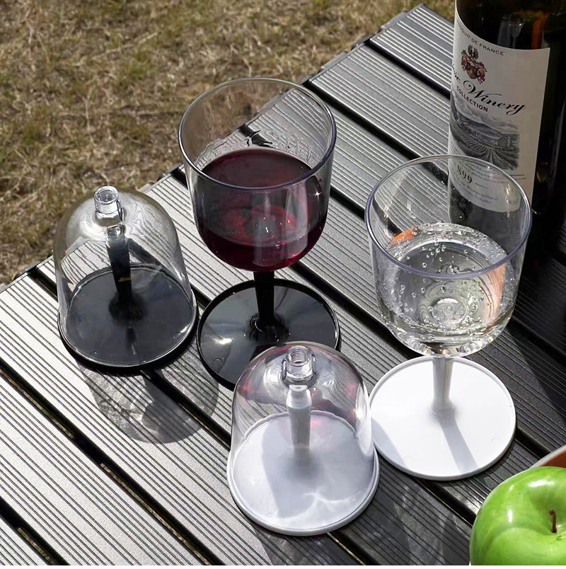 Wine Glass Anti fall Plastic Wine Cup Detachable Portable - Temu