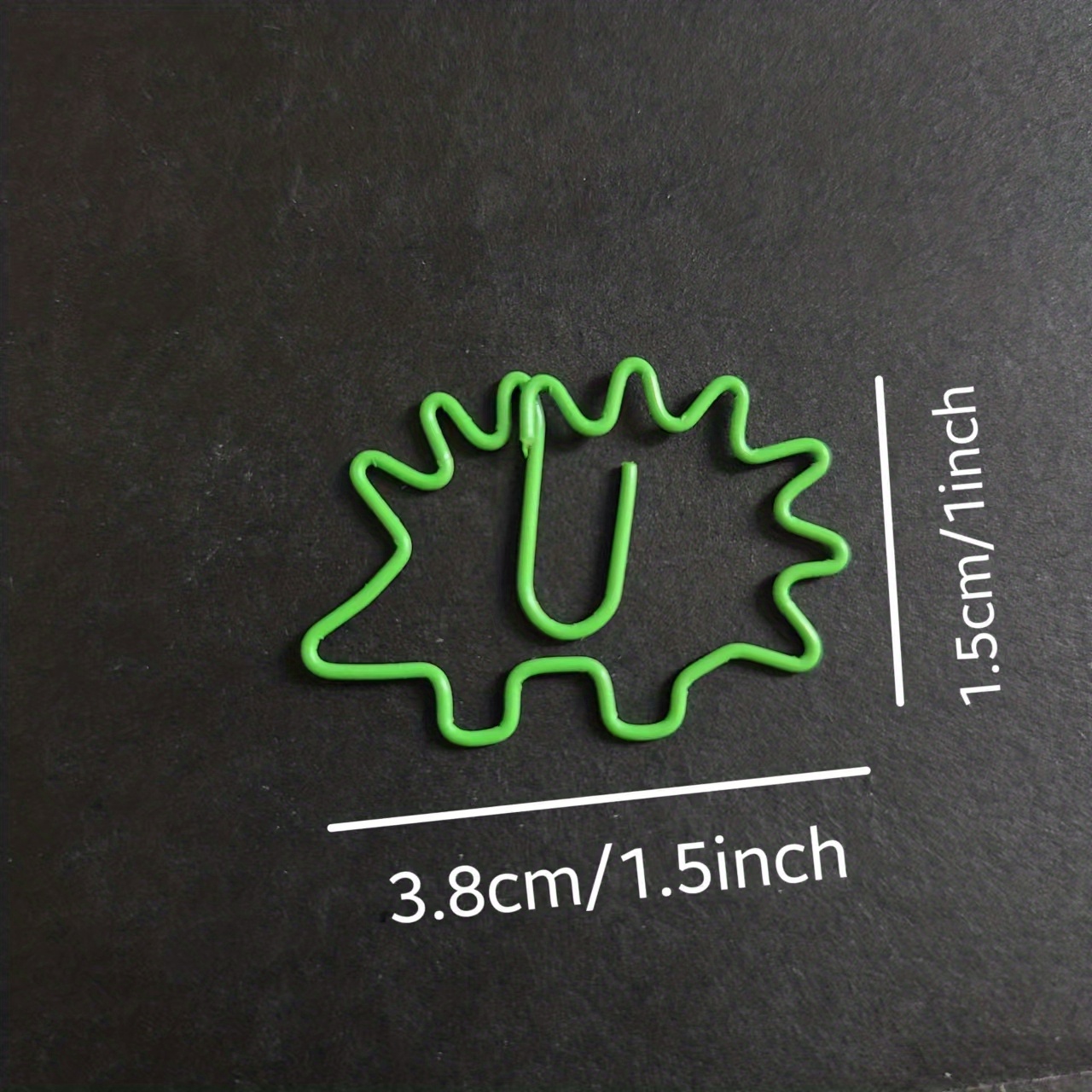 Bag Fun Paper Clips Green Paper Clips Cute Cool Paper Clips - Temu