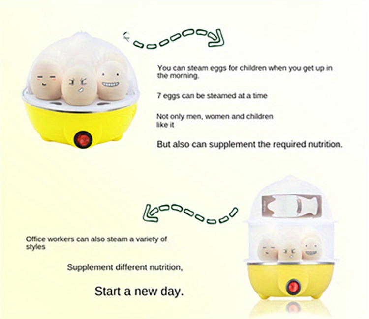 cooking egg machine 14 eggs double layer breakfast machine stainless steel multi function steamer details 3