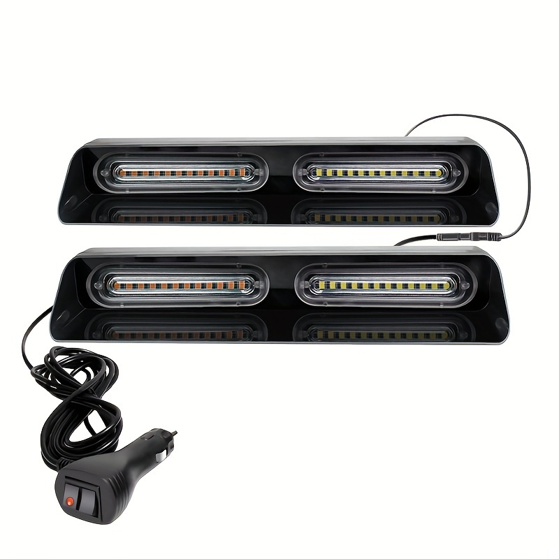 24 Led Dash Emergency Strobe Light Bar 1 Front Rear Interior - Temu