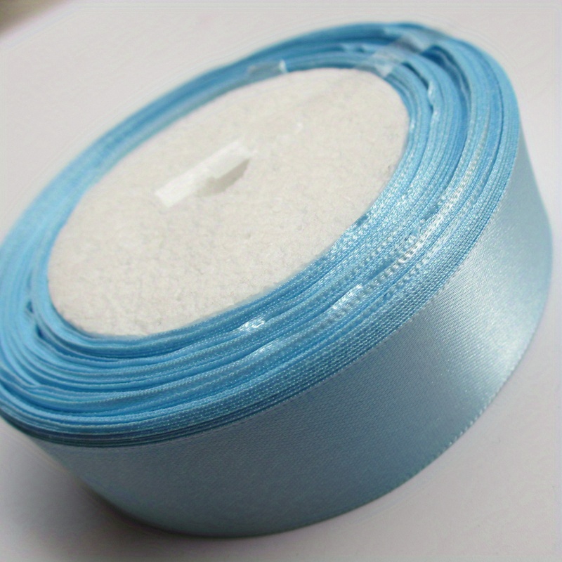 1 Roll 25 Yards 6mm 10mm 15mm 25mm 38mm 50mm Solid Satin Ribbon