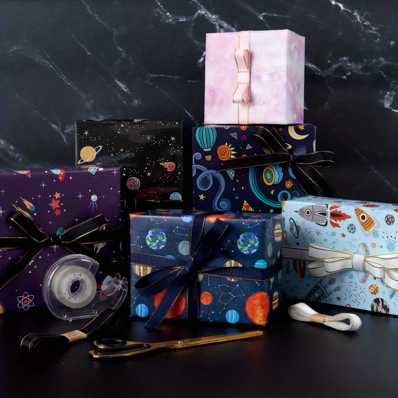 Christmas Wrapping Paper Recycled Gift Wrapping Paper Set - Temu