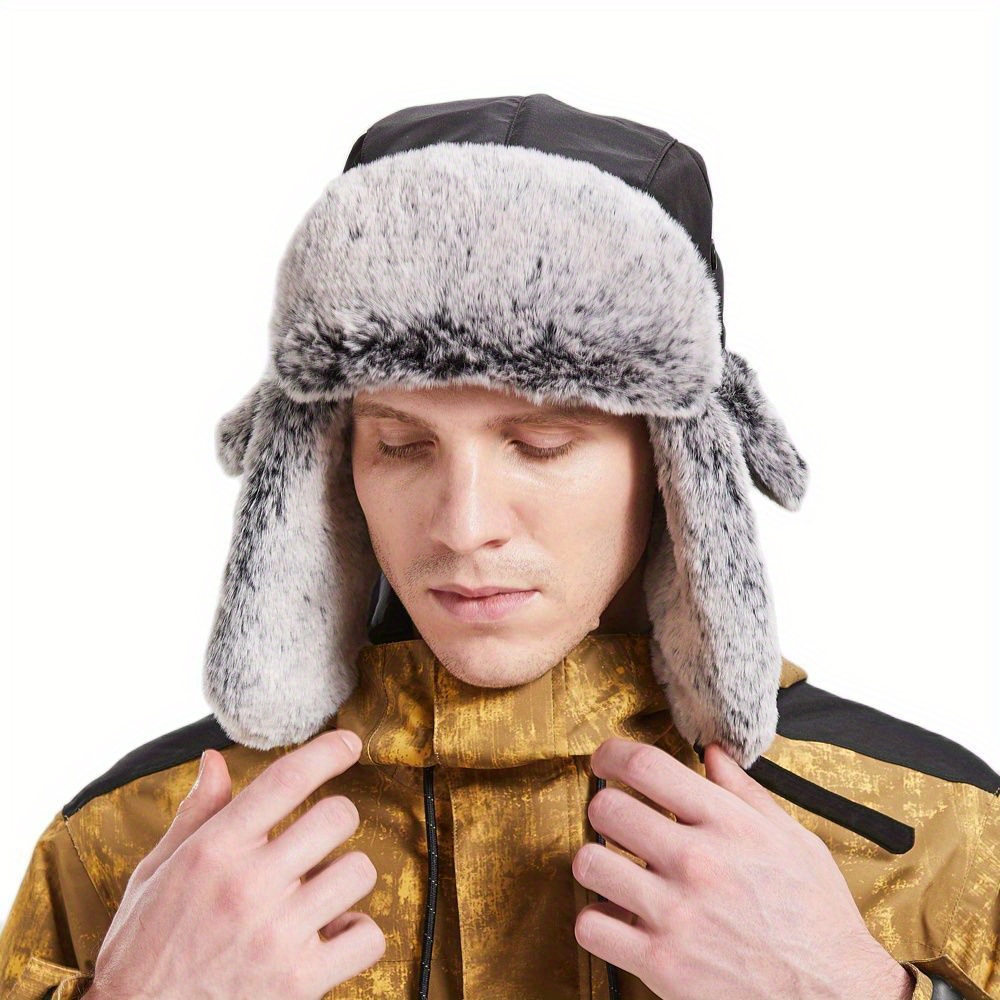 1pc Unisex Winter Warm Bomber Hat Snow Faux Fur Ushanka Trapper Hats With  Earflaps For Outdoor Hunting Skiing Ideal Choice For Gifts, Shop The  Latest Trends