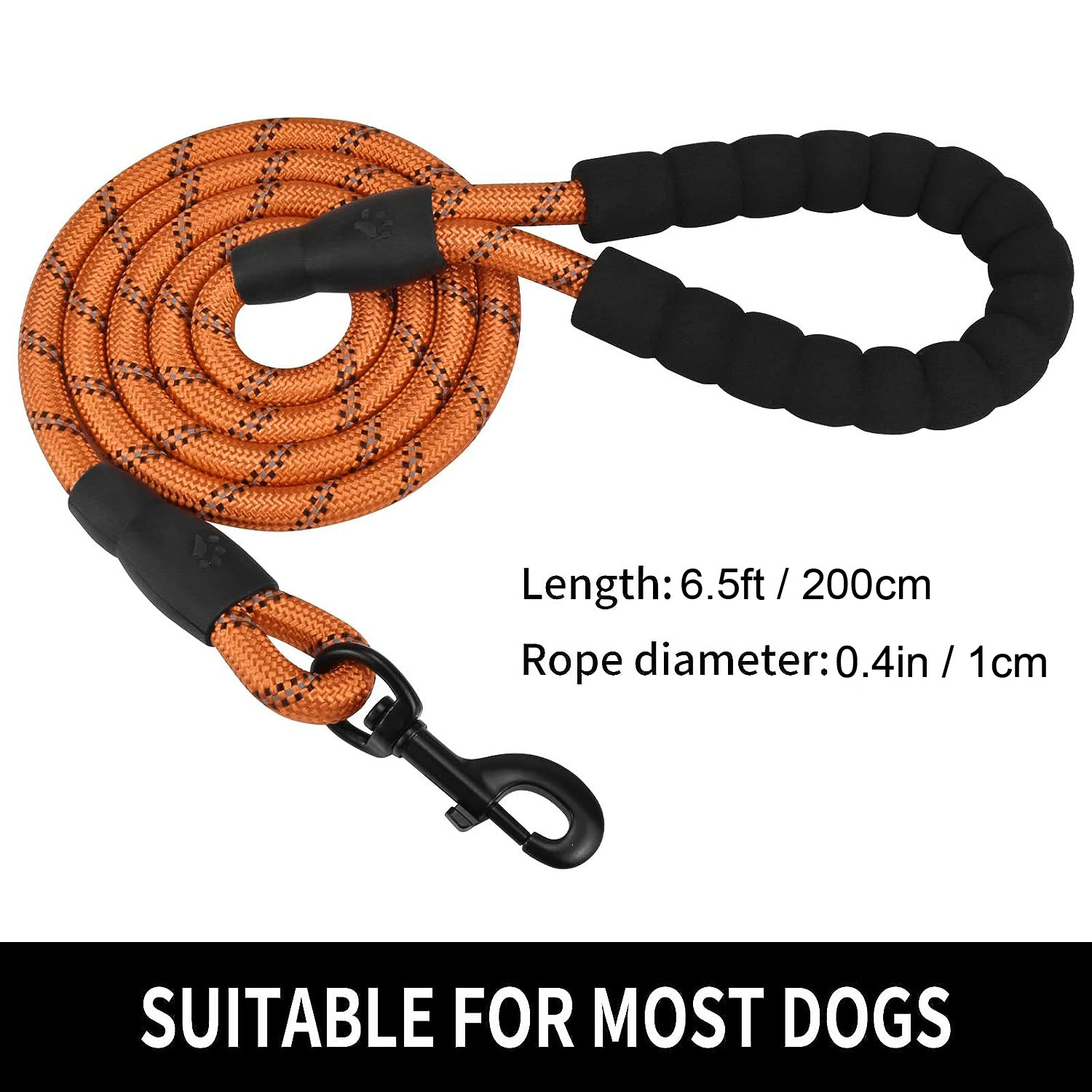 Strong Pet Dog Leash Soft Padded Handle Highly Reflective - Temu