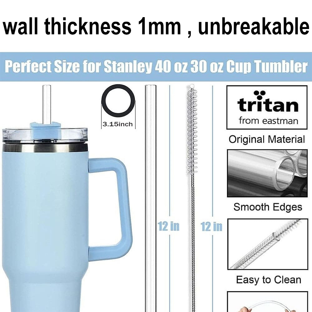  Replacement Straw for Stanley Cup Tumbler 40 oz 30 oz