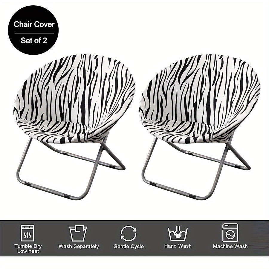 Zebra discount saucer chair