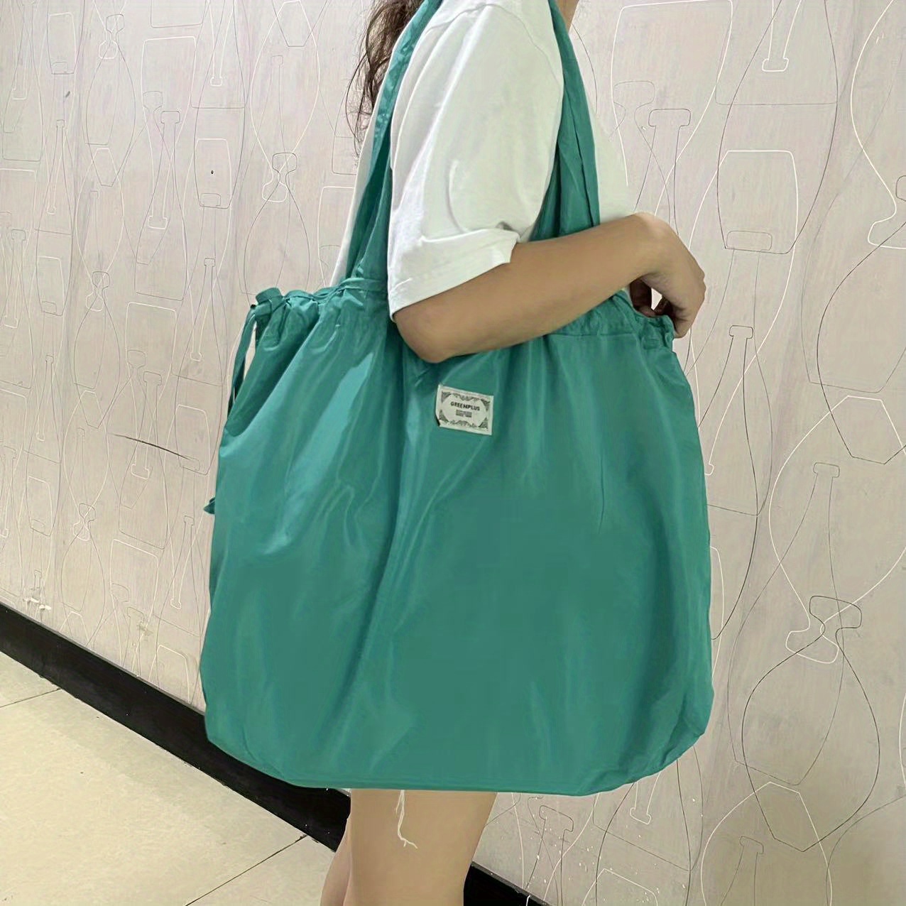 Oxtxuzdm Faltbare Umhängetasche - Große Kapazität, Wasserdicht & Reißfest