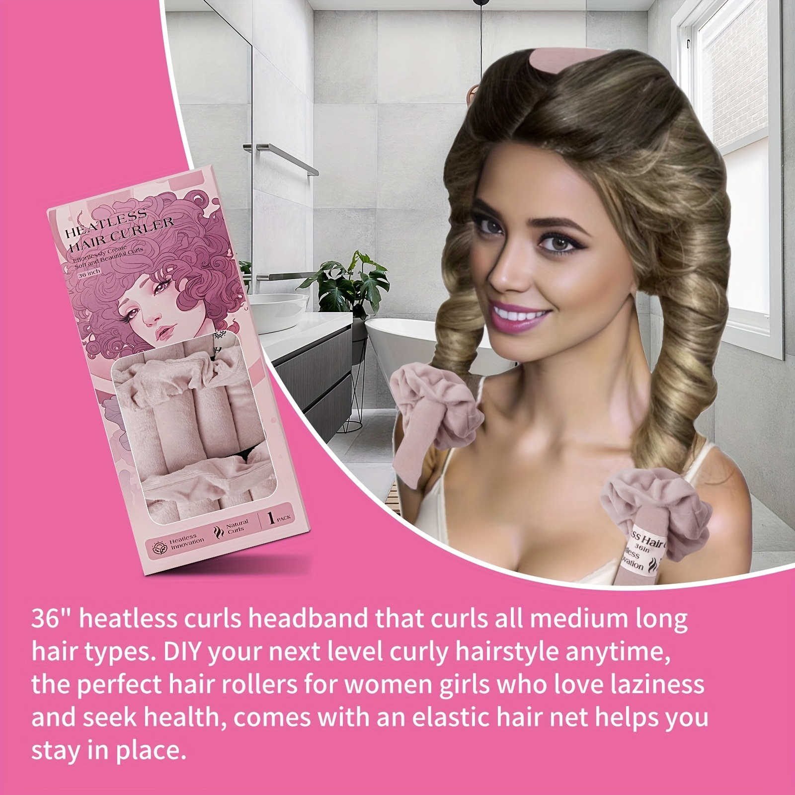 Heatless Curling Set Hair Rollers Heatless Heatless Temu Germany