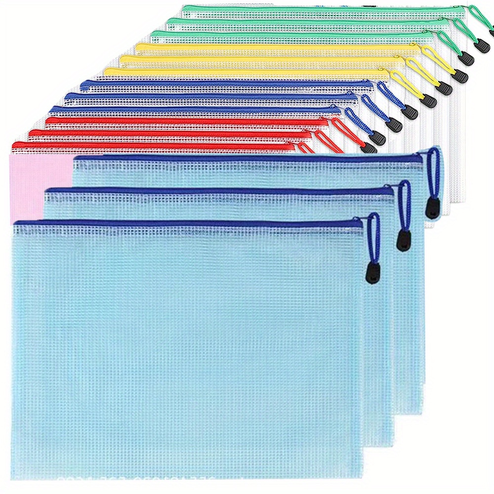 Mesh Zipper Pouch Bags Zipper Pouches For Organizing Puzzle - Temu