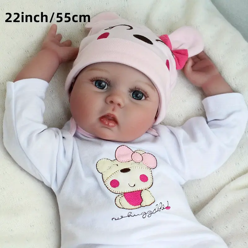 Reborn Baby Doll, Realistic Soft Vinyl Baby Doll Toy For Children,  Halloween/thanksgiving Day/christmas Gift - Temu